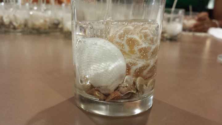 Beach Candle Wedding Favors are done!