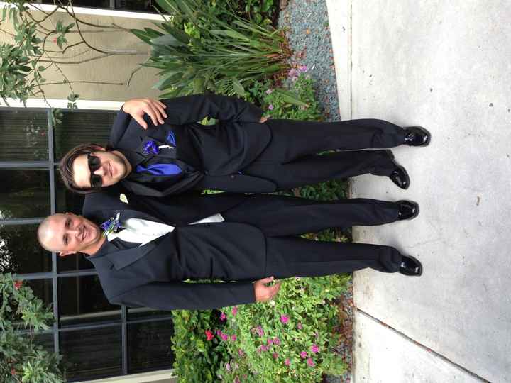 Back for a quick second... and MARRIED.