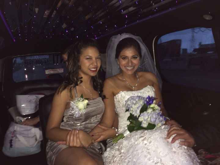 Back for a quick second... and MARRIED.