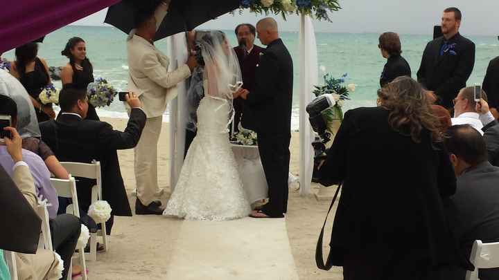 Back for a quick second... and MARRIED.