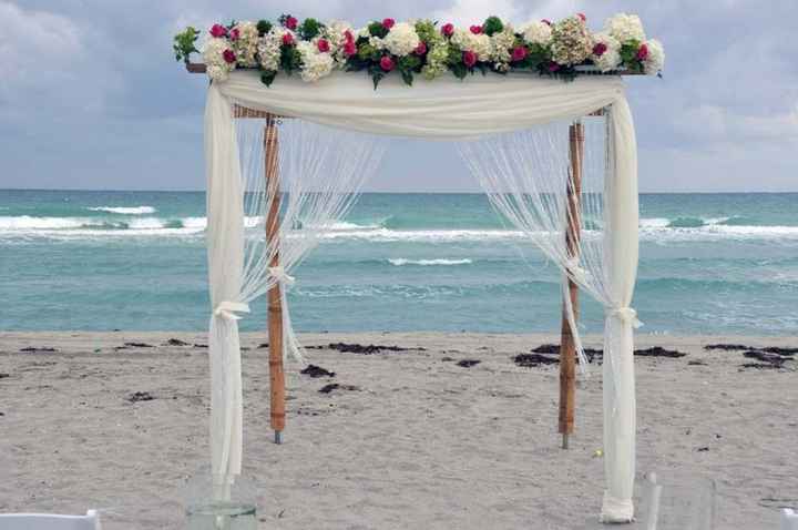 Beach Wedding Aisle Decor - Flowers