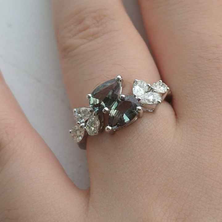 Show me your unique engagement rings! - 1