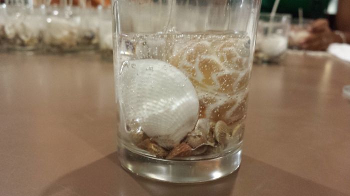 Beach Candle Wedding Favors are done!