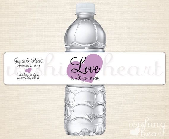 Hotel Gift Bags - water label ideas?