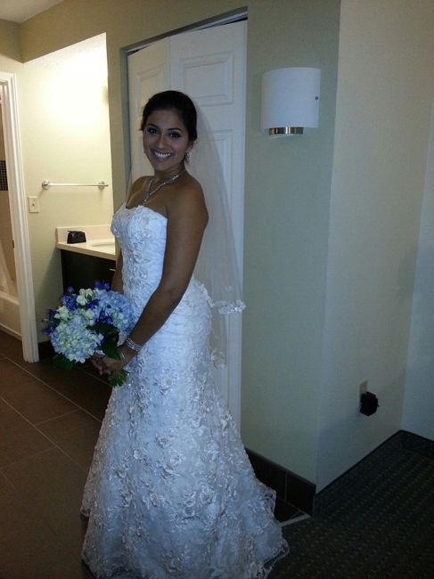 Married Gals! Before and After in your Wedding Dress...