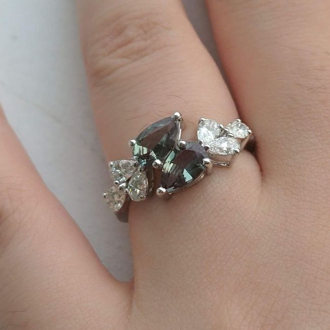 Show me your unique engagement rings! 17