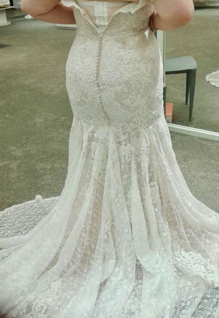 Very close to saying yes to the dress!