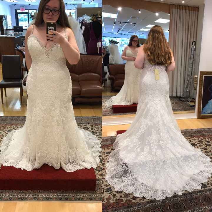 Dress officially in my closet! 20 days till i Do! - 1