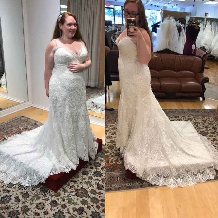 Dress officially in my closet! 20 days till i Do! - 2