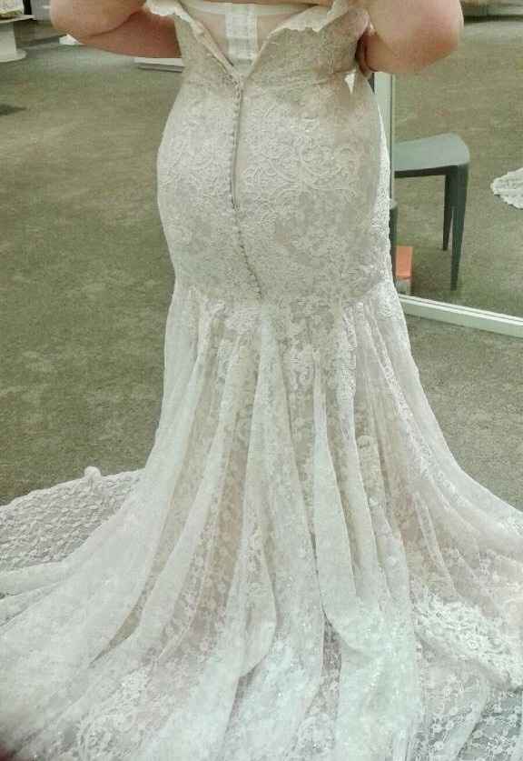 Very close to saying yes to the dress!