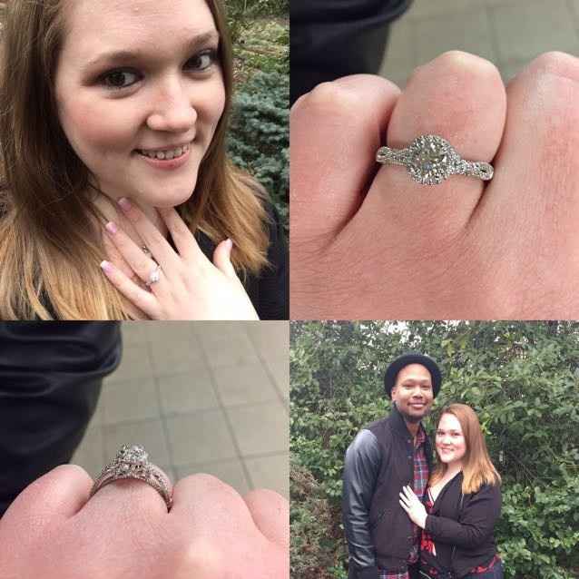 Facebook  engagement announcement