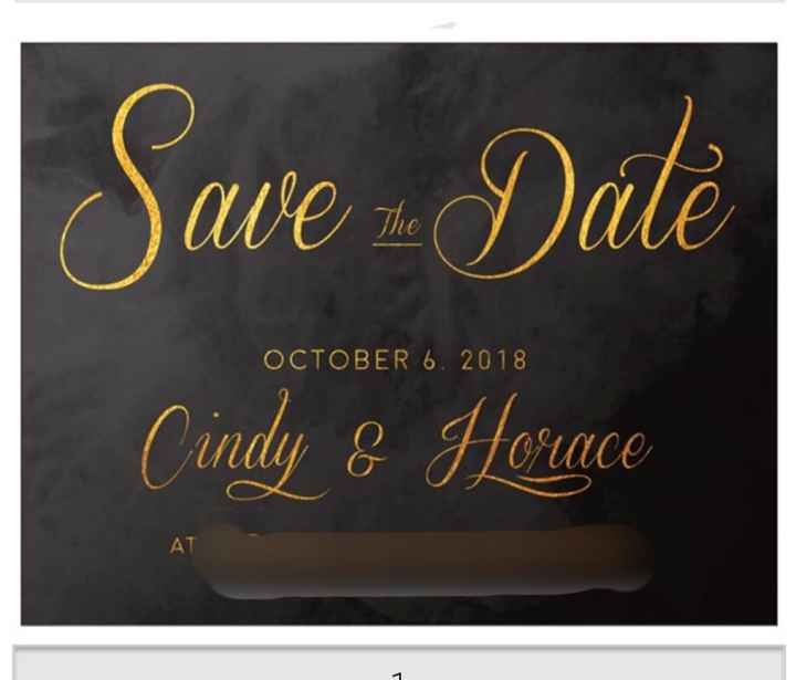  Ordered our std and Invitations last night! What do you think? - 1