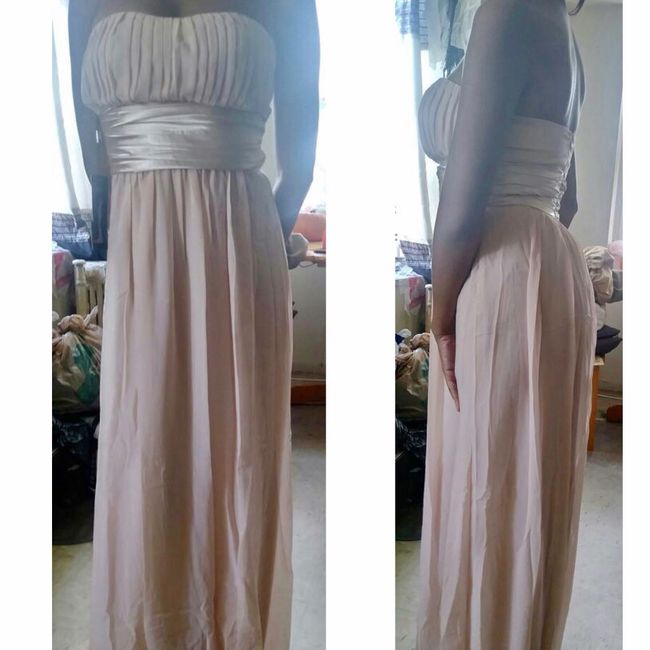 My girls bridesmaid dresses both under $40