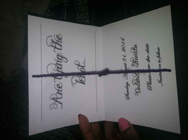 Can I see your DIY save the dates? Please: )