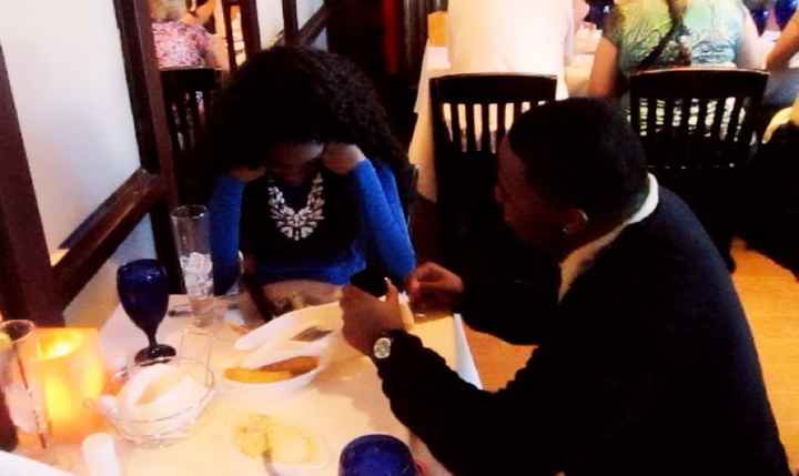 Here's how he proposed! (pics) How did your proposal go!?!