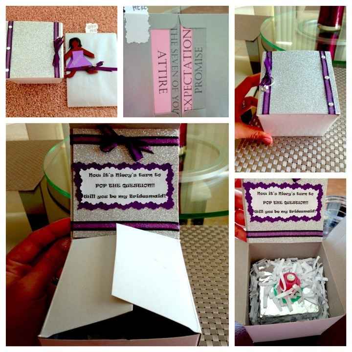 ways to ask bridesmaids to be in the wedding