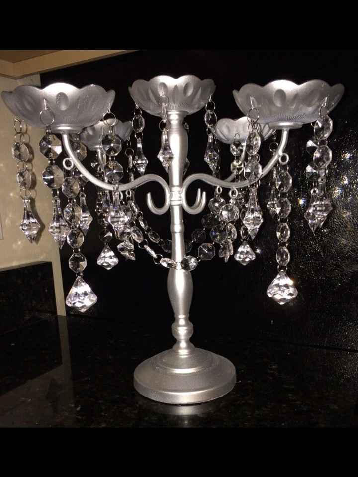 Help! DIY Crystal Chandelier Centerpiece