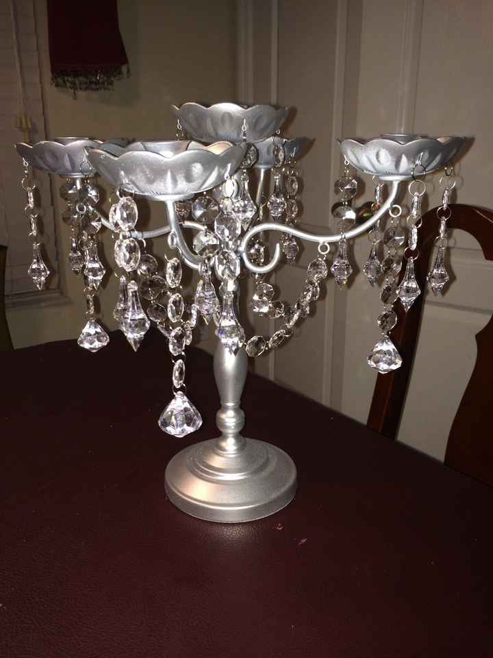 Help! DIY Crystal Chandelier Centerpiece