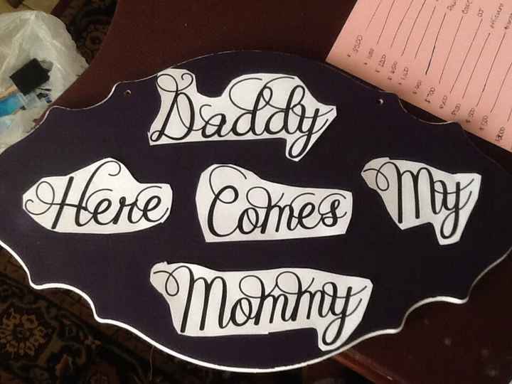"Here comes my Mommy" sign...
