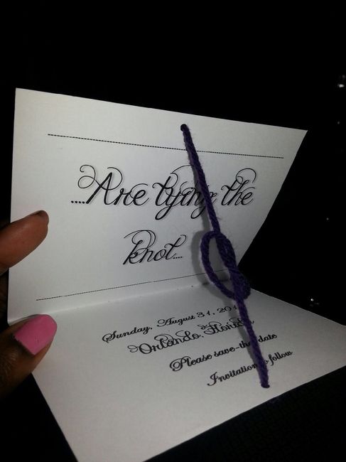 Can I see your DIY save the dates? Please: )