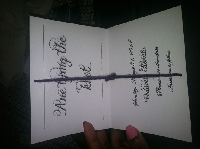 Can I see your DIY save the dates? Please: )