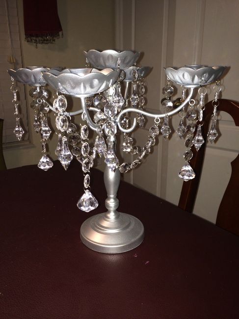 Help! DIY Crystal Chandelier Centerpiece