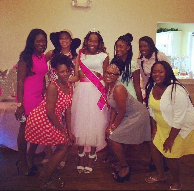 My pink and gold Bridal Shower! Pics