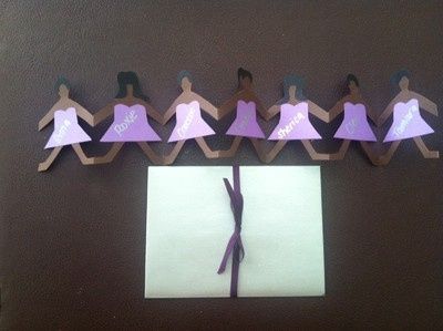 Cute Way to Ask Your Girls to be Your Bridesmaids/MOH?