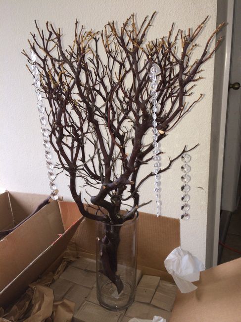 Manzanita branches for my centerpieces came in!!