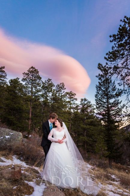 10) Recent favorite, wish my veil was more showcase, love the sky and scenery