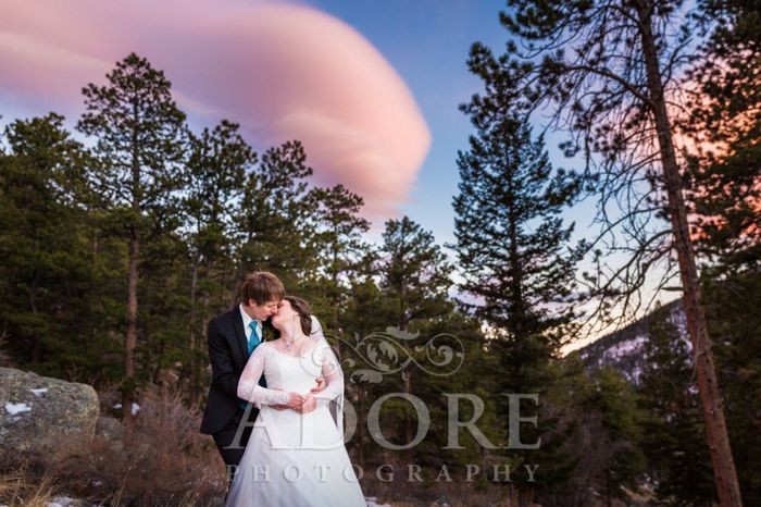 11) More zoomed in variation of above. Love the scenery, not in love with my dress being cropped.