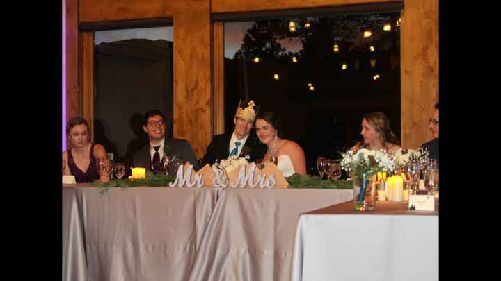 Head table - does it matter what side brides and maids, groom and men sit? - 1