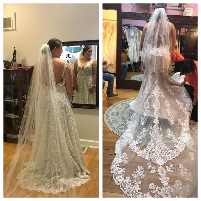 Help! i fell in love with two wedding dresses. 4