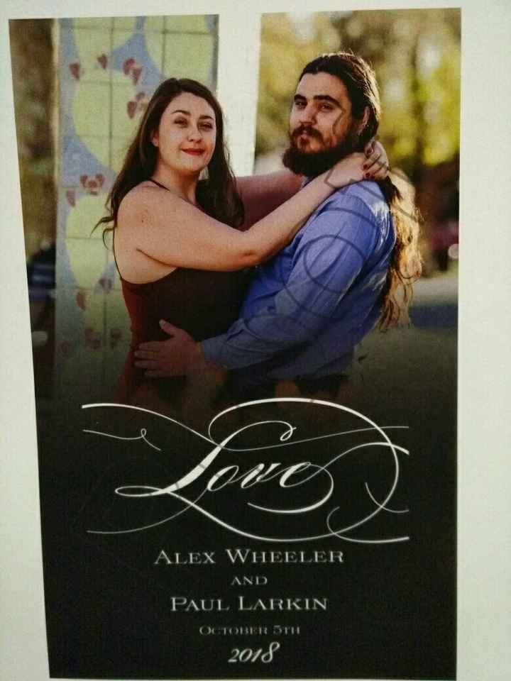 Invitations/rsvps ordered - 1