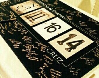 Wedding guest book alternatives