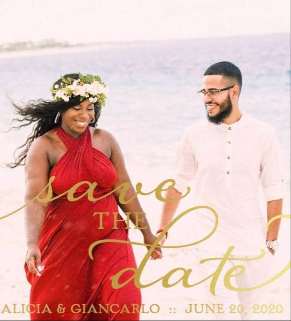 Posting Save The Dates to Social Media 1