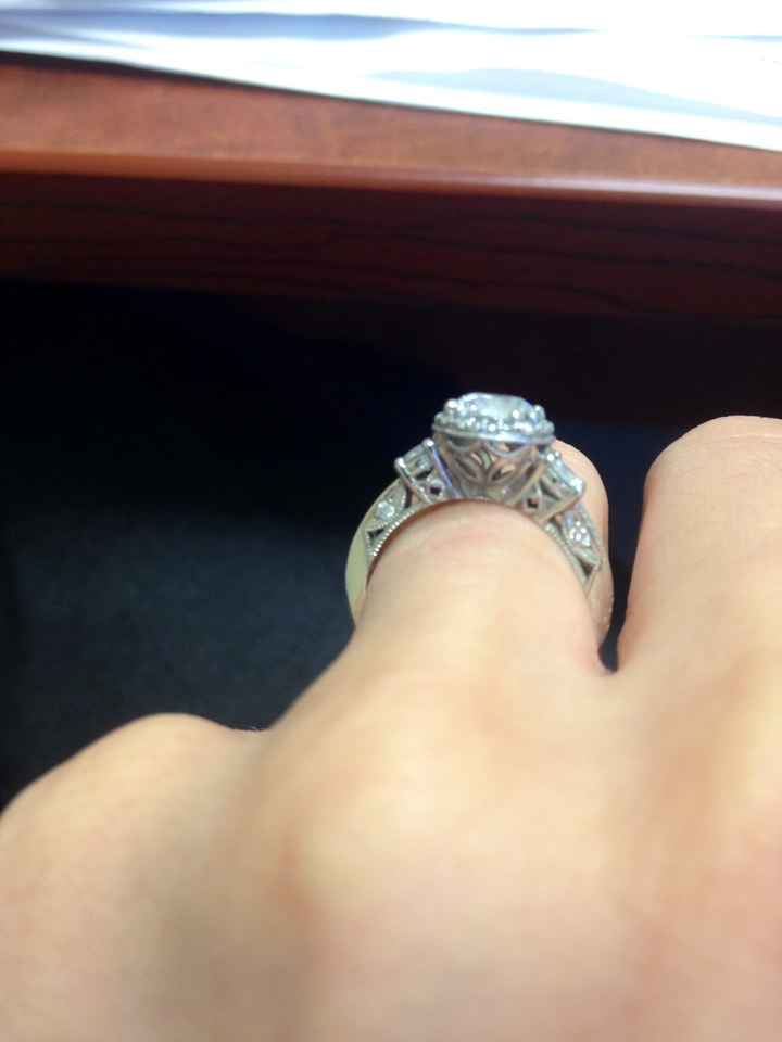 Show me your RING...engagement and/or wedding band :)