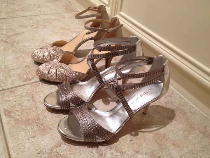 What size shoe heel will you be wearing the day of your wedding?