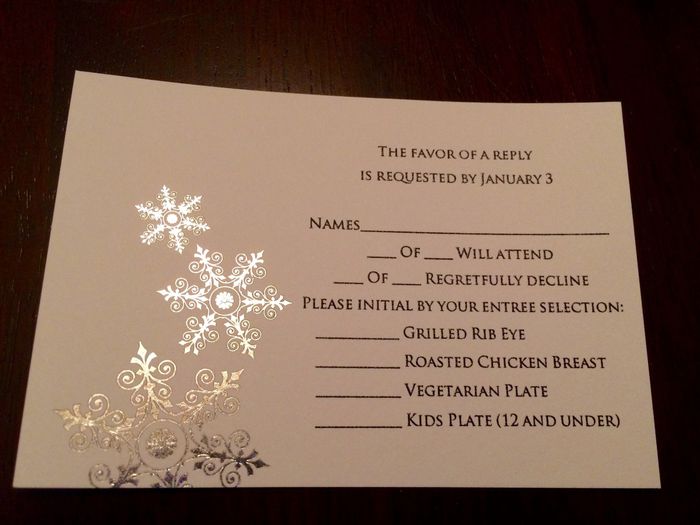 SHOW ME YOUR : Wedding Invitations / RSVP Cards!