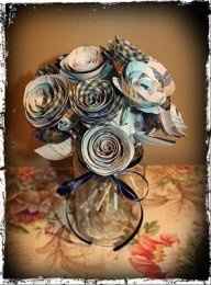 Paper flower bouquets...