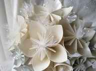 Paper flower bouquets...