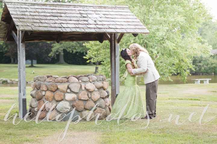 Non-traditional Wedding Dress/Disney Theme (added more pics)