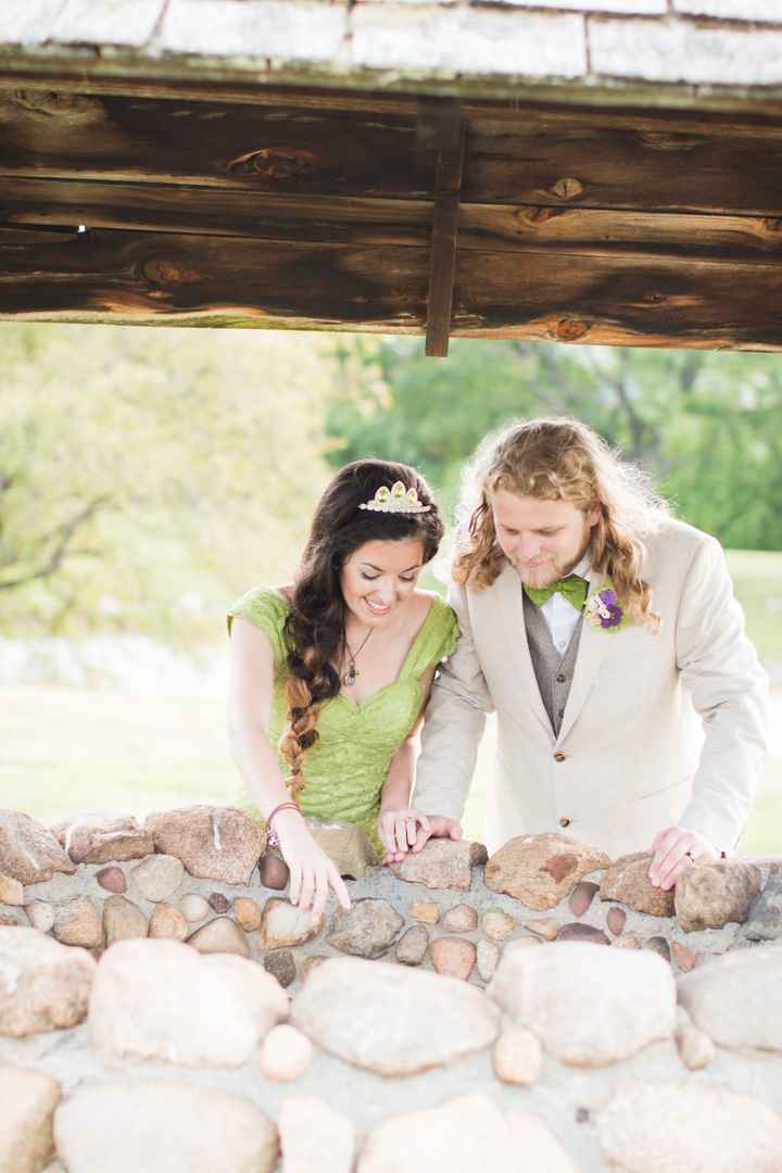 Non-traditional Wedding Dress/Disney Theme (added more pics)