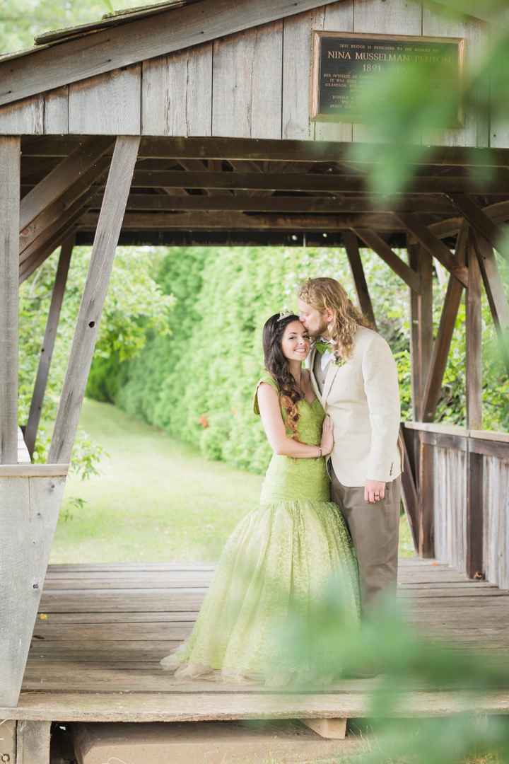 Non-traditional Wedding Dress/Disney Theme (added more pics)