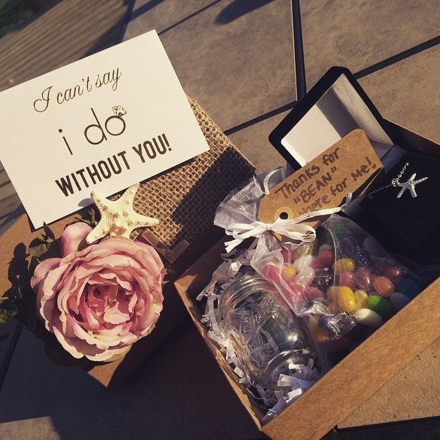 How did you ask your bridesmaids?