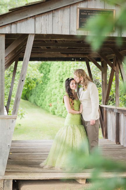 Non-traditional Wedding Dress/Disney Theme (added more pics)