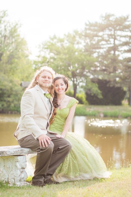 Non-traditional Wedding Dress/Disney Theme (added more pics)