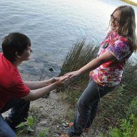 when & where did he proposed; were you surprised