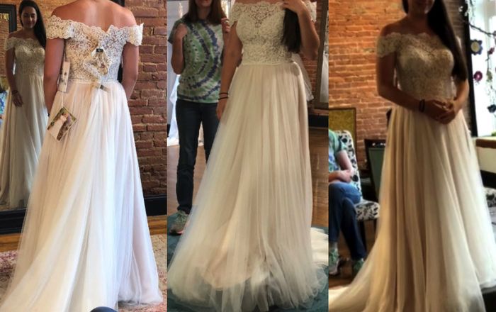 Wedding Dress Help! 1 or 2? 2