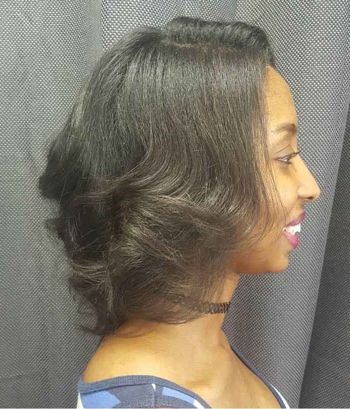 African - American Brides with Natural Hair